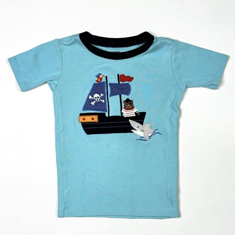 Gymboree Light Blue Pirate Adventure Tee